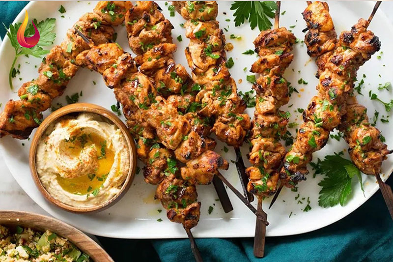 مرینیت تند مکزیکی با چیلی، زیره و لیمو